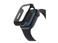 Belkin SCREENFORCE TemperedCurve - Stötsskydd för smartwatch - skärmskydd - polykarbonat, tempererat glas (9H) - svart OVG003ZZBK