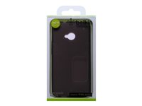 Belkin Grip Sheer Matte - Skyddsfodral för mobiltelefon - termoplastisk polyuretan (TPU) - asfalt - för HTC One F8M568VFC00
