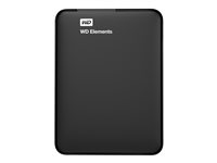 WD Elements Portable WDBUZG0010BBK - Hårddisk - 1 TB - extern (portabel) - USB 3.0 WDBUZG0010BBK-EESN