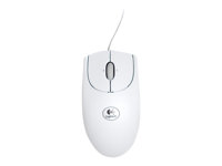 Logitech Optical Mouse RX250 - Mus - höger- och vänsterhänta - optisk - 3 knappar - kabelansluten - PS/2, USB - havsgrå - OEM 910-000185