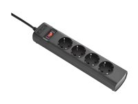 APC UPS Power Strip PZ42IZ-GR - Effektband (rackmonterbar/extern) - AC 230 V - 2500 Watt - ingång: IEC 60320 C14 - utgångskontakter: 4 (power CEE 7/3) - 1.5 m sladd - för P/N: SMC1000IC, SMT750RMI2UC PZ42IZ-GR