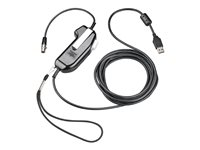 HP Poly - PTT-headsetadapter (push-to-talk) för headset - mono, ej seriell - TAA-kompatibel 8K712AA#AC3