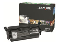 Lexmark - Svart - original - tonerkassett LCCP, LRP - för Lexmark X651, X652, X654, X656, X658 X651A11E