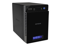 NETGEAR ReadyNAS 104 RN10421D - NAS-server - 4 fack - 2 TB - SATA 3Gb/s - HDD 1 TB x 2 - RAID RAID 0, 1, 5, 6, 10, JBOD - RAM 512 MB - Gigabit Ethernet - iSCSI support RN10421D-100EUS