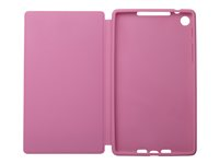 ASUS Travel Cover - Skydd för surfplatta - termoplastisk polyuretan (TPU) - rosa - för Nexus 7 (2013) 90-XB3TOKSL001P0-