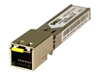 Dell - SFP-sändar/mottagarmodul (mini-GBIC) - 1GbE - 1000Base-T - RJ-45 - för Force10; Networking C7008; PowerConnect 70XX, 81XX; PowerEdge VRTX; PowerSwitch N1524 407-10439