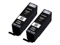 Canon PGI-550PGBK XL Twin pack - 2-pack - 15 ml - Lång livslängd - svart - original - förpackning med stöldmärkning - bläcktank - för PIXMA iP7250, iP8750, iX6850, MG5550, MG5650, MG6450, MG6650, MG7150, MG7550, MX725, MX925 6431B005