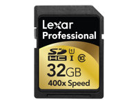 Lexar Professional - Flash-minneskort - 32 GB - Class 10 - 400x - SDHC UHS-I LSD32GCTBEU400