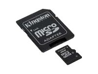 Kingston - Flash-minneskort (adapter, microSDHC till SD inkluderad) - 8 GB - Class 10 - microSDHC SDC10/8GB