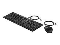 HP 225 - Sats med tangentbord och mus - USB - hela norden - för HP 245 G9 Notebook, 295 G8; Chromebook x360 11MK G3 Education Edition; Laptop 15s-eq3029nl 286J4AA#UUW