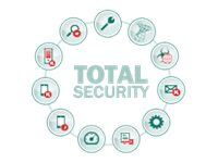 Kaspersky Total Security for Business - Förnyelse av abonnemangslicens (1 år) - 1 nod - volym, REG - Level T (250-499) - Europa KL4869XATFJ