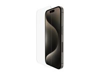 Belkin UltraGlass 2 - Skärmskydd för mobiltelefon - glas - för Apple iPhone 15 Pro SFA097EC