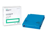 HPE - LTO Ultrium 9 - 18 TB / 45 TB - skrivbara etiketter - ljusblå - för P/N: R7E99A, R7F00A, R7F01A, R7F02A Q2079A