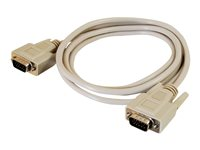 C2G Economy - VGA-kabel - HD-15 (VGA) (hane) till HD-15 (VGA) (hane) - 2 m - formpressad, tumskruvar 81161