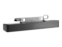 HP LCD Speaker Bar - Högtalare - för HP 100; EliteDesk 705 G3; ProDesk 400 G4, 600 G3; ProOne 400 G3, 600 G3; Smart t410 NQ576AA