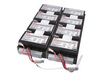 APC Replacement Battery Cartridge #26 - UPS-batteri - Bly-syra - svart - för P/N: SU2200XLTX153, SU24R2XLBP, SU24RMXLBP2U-3XW, SU24RMXLBP2U-5XW, SU24RMXLBP2U-TRADE RBC26