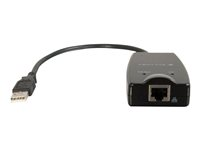 C2G USB to Gigabit Ethernet Adapter - Nätverksadapter - USB 2.0 - Gigabit Ethernet - svart 81692