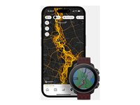 Suunto Vertical - Glasfiberarmerad polyamid - sportklocka med rem - silikon - handledsstorlek: 125-175 mm - display 1.4" - Bluetooth - 86 g - rödaktigt svart SS050865000