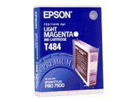 Epson T484 - 110 ml - ljus magenta - original - blister - bläckpatron - för Color Proofer 7500; Stylus Pro 7500, Pro 7500 PS C13T484011