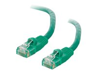 C2G Enhanced Cat5E 350MHz Snagless Patch Cable - Patch-kabel - RJ-45 (hane) till RJ-45 (hane) - 30 m - CAT 5e - formpressad, hakfri, tvinnad - grön 83210