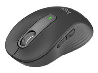 Logitech Signature M650 for Business - Mus - optisk - 5 knappar - trådlös - Bluetooth, 2.4 GHz - Logitech Logi Bolt USB-mottagare - grafit 910-006274