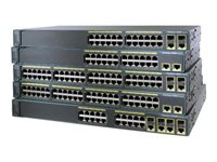 Cisco Catalyst 2960G-24TC - Switch - Administrerad - 20 x 10/100/1000 + 4 x kombinations-Gigabit SFP - rackmonterbar WS-C2960G-24TC-L