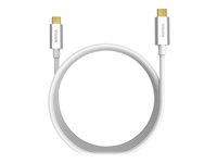 Vision - USB-kabel - 24 pin USB-C (hane) till 24 pin USB-C (hane) - USB 3.1 Gen 1 - 3 A - 4 m - vit TC 4MUSBC