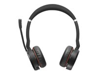 Jabra Evolve 75 SE UC Stereo - Headset - på örat - Bluetooth - trådlös - aktiv brusradering - USB - Zoomcertifierad - för LINK 380a MS 7599-848-109