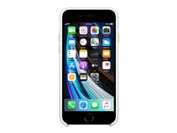 Apple - Baksidesskydd för mobiltelefon - silikon - vit - för iPhone 7, 8, SE (andra generationen) MXYJ2ZM/A