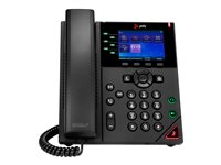 Poly VVX 350 - OBi Edition - VoIP-telefon - 3-riktad samtalsförmåg - SRTP, SIP, SDP - 6 linjer - svart 89K70AA#ABB