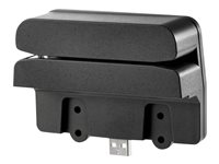 HP Retail Integrated Dual-Head MSR - Kortläsare - USB - svart HP-jack - för RP7 Retail System 7100, 7800 QZ673AA