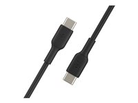 Belkin BOOST CHARGE - USB-kabel - 24 pin USB-C (hane) till 24 pin USB-C (hane) - 1 m - svart CAB003BT1MBK