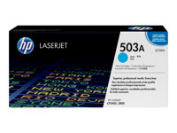 HP 503A - Cyan - original - LaserJet - tonerkassett (Q7581A) - för Color LaserJet 3800, 3800dn, 3800dtn, 3800n, CP3505, CP3505dn, CP3505n, CP3505x Q7581A