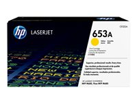 HP 653A - Gul - original - LaserJet - tonerkassett (CF322A) - för Color LaserJet Enterprise MFP M680; LaserJet Enterprise Flow MFP M680 CF322A
