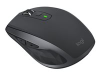 Logitech MX Anywhere 2S - Mus - laser - 7 knappar - trådlös - 2.4 GHz, Bluetooth - trådlös USB-mottagare - grafit 910-006211