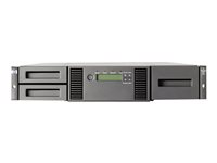 HPE StoreEver MSL2024 Ultrium 6250 - Bandbibliotek - 60 TB / 150 TB - platser: 24 - LTO Ultrium ( 2.5 TB / 6.25 TB ) x 2 - Ultrium 6 - högsta antal enheter: 2 - SAS-2 - kan monteras i rack - 2U - streckkodsläsare, kryptering C0H21A