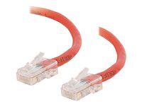 C2G Cat5e Non-Booted Unshielded (UTP) Network Crossover Patch Cable - Övergångskabel - RJ-45 (hane) till RJ-45 (hane) - 7 m - UTP - CAT 5e - tvinnad, enhetsstart - röd 83337