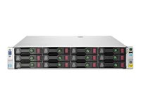 HPE StoreVirtual 4530 - Hårddiskarray - 7.2 TB - 12 fack ( SAS-2 ) - 12 x HDD 600 GB - iSCSI (1 GbE), iSCSI (10 GbE) (extern) - kan monteras i rack - 2U B7E26A