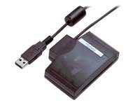 Fujitsu SCR USB Solo 2 - SMART-kortläsare - USB - transparent mörkgrå - för FUTRO S9010, S930, S940; SCENIC C620, E300, E620 S26361-F2542-L22