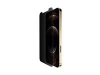 Belkin ScreenForce - Skärmskydd för mobiltelefon - med sekretessfilter - 2-vägs - för Apple iPhone 12 Pro Max OVA031ZZ