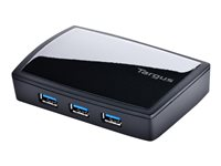 Targus 7-Port USB 3.0 Combo Hub - Hubb - 3 x SuperSpeed USB 3.0 + 4 x USB 2.0 - skrivbordsmodell ACH120EU