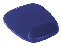 Kensington Gel Mouse Rest - Mustablett med handledskudde - blå 64273