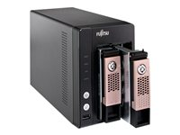 Fujitsu CELVIN NAS Q703 - NAS-server - 2 fack - 2 TB - SATA 3Gb/s - HDD 1 TB x 2 - RAID RAID 0, 1, JBOD - RAM 1 GB - Gigabit Ethernet - iSCSI support S26341-F103-L713