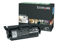 Lexmark - Lång livslängd - svart - original - tonerkassett LRP - för Lexmark X651, X652, X654, X656, X658 X651H11E
