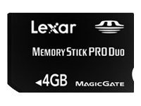 Lexar Premium - Flash-minneskort - 4 GB - MS PRO DUO LMSPD4GBBBEU