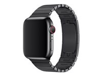 Apple 38mm Link Bracelet - Klockrem för smart klocka - 135-195 mm - space black - för Watch (38 mm, 40 mm, 41 mm) MUHK2ZM/A