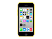 Apple - Fodral för mobiltelefon - silikon - gul MF038ZM/A