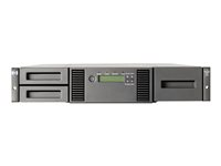 HPE StoreEver MSL2024 Ultrium 3000 - Bandbibliotek - 36 TB / 72 TB - platser: 24 - LTO Ultrium (1.5 TB / 3 TB) x 1 - Ultrium 5 - högsta antal enheter: 2 - SAS - kan monteras i rack - 2U - streckkodsläsare, kryptering - Top Value Lite E7W44A