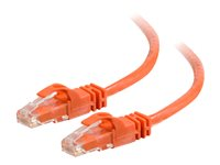 C2G Cat6 Booted Unshielded (UTP) Network Patch Cable - Patch-kabel - RJ-45 (hane) till RJ-45 (hane) - 10 m - UTP - CAT 6 - formpressad, hakfri, tvinnad - orange 83580
