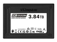 Kingston Data Center DC1500M - SSD - 3.84 TB - inbyggd - 2.5" - U.2 PCIe 3.0 x4 (NVMe) SEDC1500M/3840G